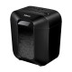 Шредер за унищожаване на документи Fellowes Powershred LX25, P-4, Cross-Cut, черен, обем на коша 11 L, време за работа 3 мин