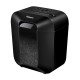 Шредер за унищожаване на документи Fellowes Powershred LX25M, P-4, Mini-Cut, 11.5 L, черен, време за почивка 30 мин