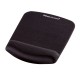 Пад за мишка Fellowes Plushtouch, ергономичен, черен