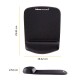 Пад за мишка Fellowes Plushtouch, ергономичен, черен