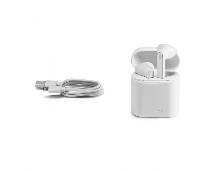Hi!dea Слушалки Kandel, безжични, с Bluetooth, бели