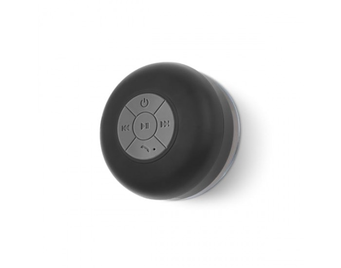 Hi!dea Тонколона, безжична, преносима, водоустойчива, 3 W, Bluetooth, черна