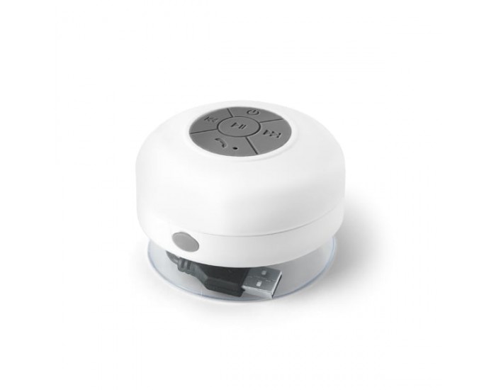 Hi!dea Мини тонколона Waterproof Sound, с Bluetooth, бяла