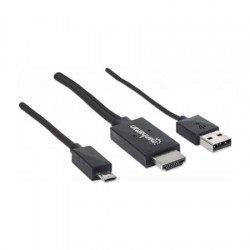 Кабел Manhattan, VGA/USB към HDMI Female - Manhattan
