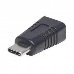Адаптер Manhattan, micro USB-B към USB-C, 2 Ethernet порта - Manhattan