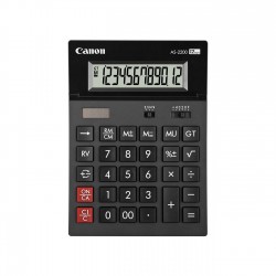 Настолен калкулатор Canon AS-2200, 12-разряден, сив - Офис аксесоари