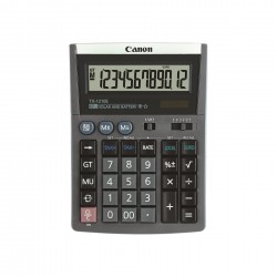 Настолен калкулатор Canon TX-1210E, 12-разряден, сив - Офис аксесоари