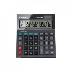 Настолен калкулатор Canon AS-220RTS, 12-разряден, сив - Офис аксесоари