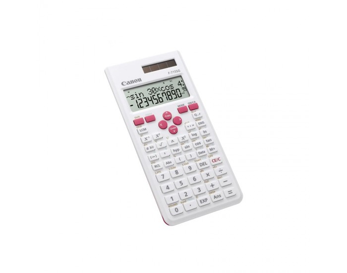 Инженерен калкулатор Canon F-715SG, 12-разряден, бял, 250 функции