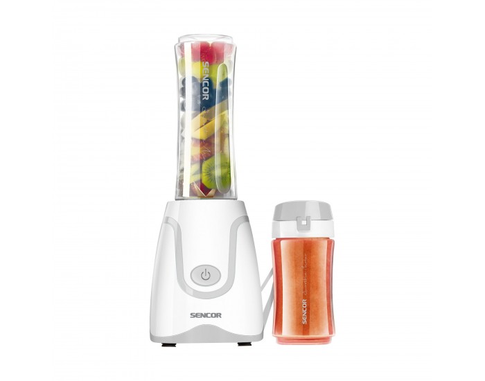 Шейкър Sencor Smoothie, 500 W, 0.6 L, бял, 220V