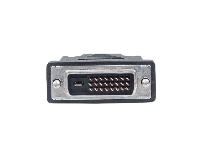 Преходник Manhattan HDMI MALE към DVI-D 24+1 MALE, 1.8 m