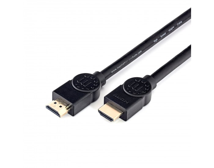 Кабел Manhattan, HDMI Male/HDMI Male, 3 m