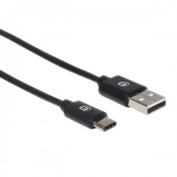 Кабел Manhattan, USB A/USB C, 2 m - Manhattan