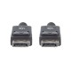 Кабел Manhattan DisplayPort Male/DisplayPort Male, 2 m, черен