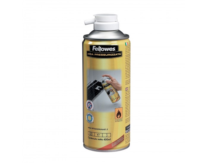 Въздух под налягане Fellowes, за почистване на труднодостъпни места, 400 ml