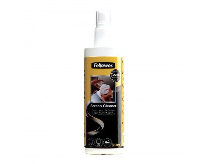 Fellowes Спрей за почистване на екрани, 250 ml