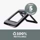 Стойка за лаптоп Fellowes I-Spire, охлаждаща, до 17'', черна