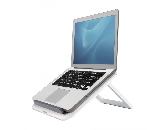 Стойка за лаптоп Fellowes I-Spire, охлаждаща, до 17'', бяла