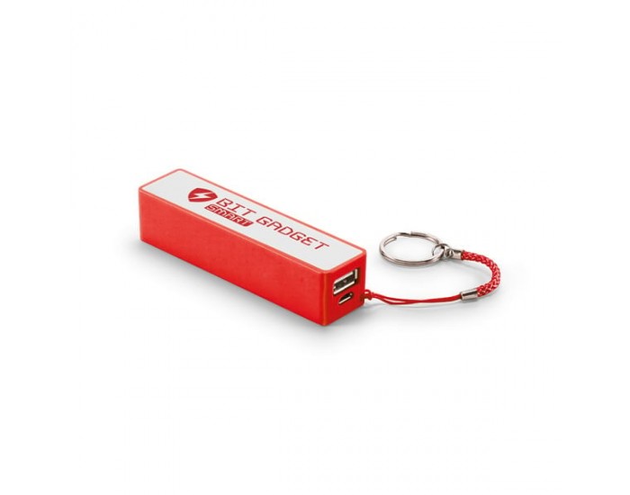 Мобилна Батерия Money Save, 2000 mAh, червена