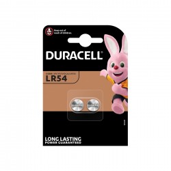 Алкална батерия Duracell LR54, 1.5 V, 2 броя - Duracell