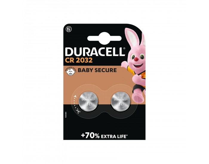 Литиева батерия Duracell CB MES LM 2032, 3 V, 2 броя