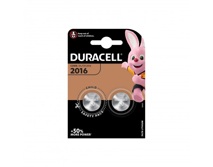 Литиева батерия Duracell Specialty 2016, 3 V, 2 броя