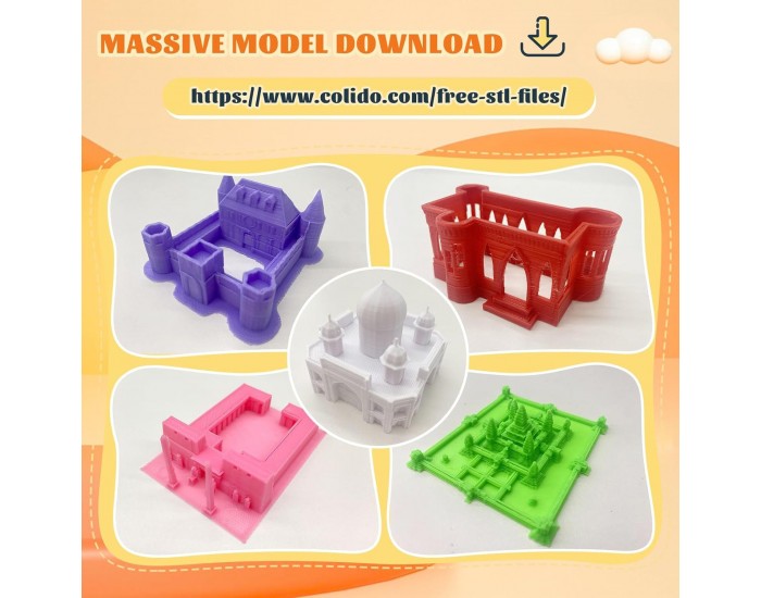 Принтер Colido 3D Kids 1.0, FDM, максимална температура на дюзата 260 °C, 1.99 kg