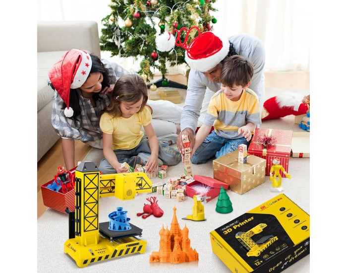 Принтер Colido 3D Kids 1.0, FDM, максимална температура на дюзата 260 °C, 1.99 kg