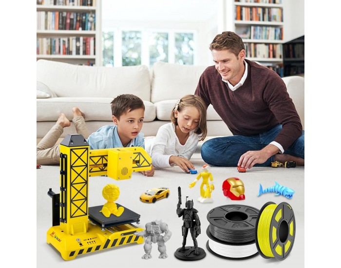 Принтер Colido 3D Kids 1.0, FDM, максимална температура на дюзата 260 °C, 1.99 kg