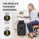Шредер за унищожаване на документи Fellowes Automax 80M, Soho, Mini-Cut, P-4, 17 L, черен