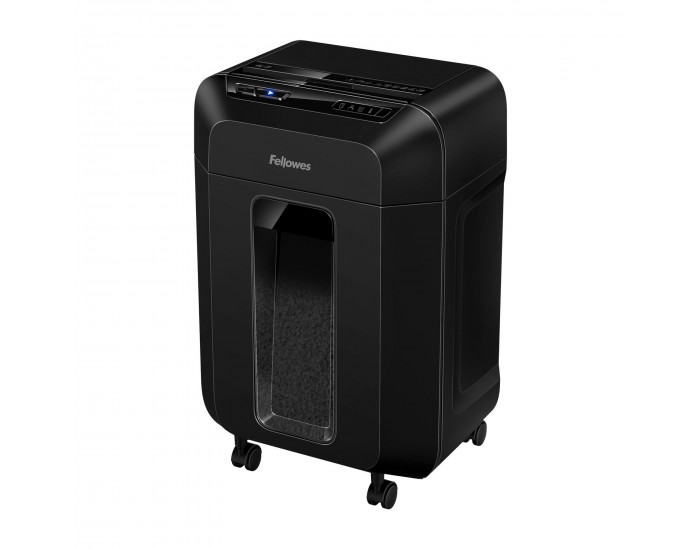 Шредер за унищожаване на документи Fellowes Automax 90M, Soho, Mini-Cut, P-4, 17 L, черен