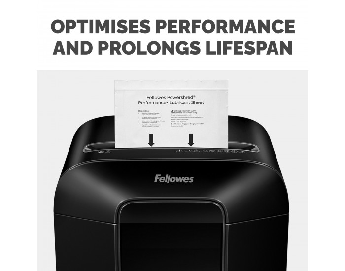 Листове за шредер Fellowes 4025601, намаслени, 10 броя