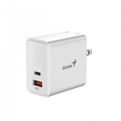 Genius Зарядно за лаптоп PD-65AC, USB Type-C, USB Type-A, 65 W, бяло - Сравняване на продукти
