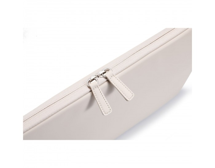 Калъф за лаптоп Kingsons Soft Touch, 14'', бежов