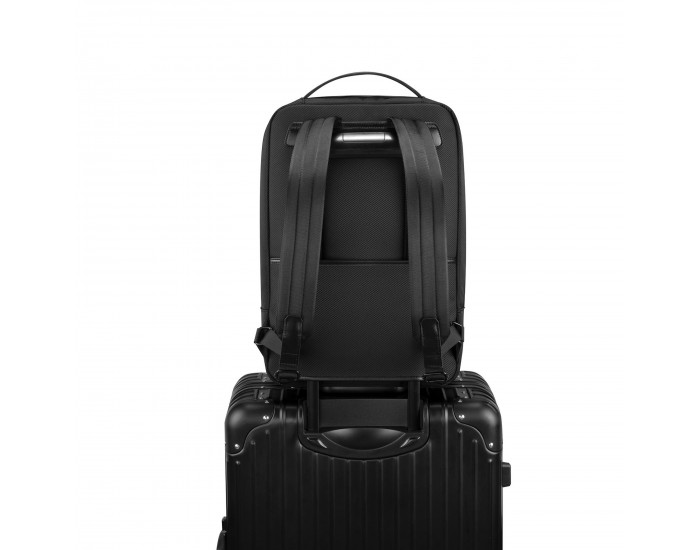 Раница за лаптоп Kingsons Noir Edge, 15.6'', 17 L, черна
