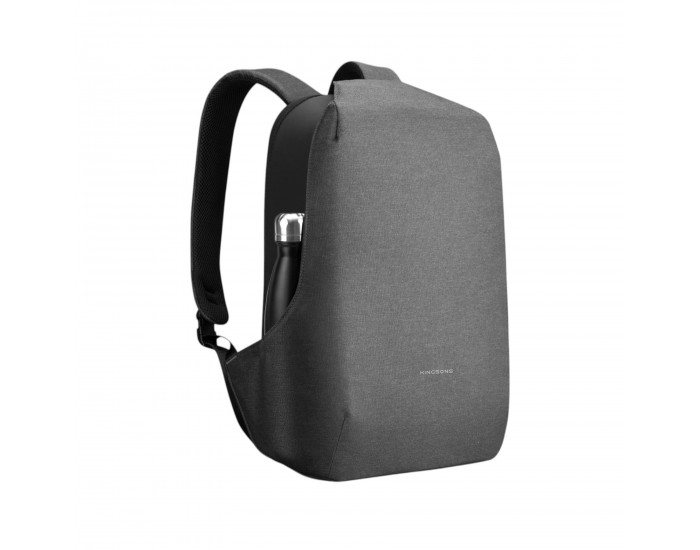 Раница за лаптоп Kingsons Shadow Pro, 15.6'', водоустойчив полиестер/PVC покритие, 20 L, черна