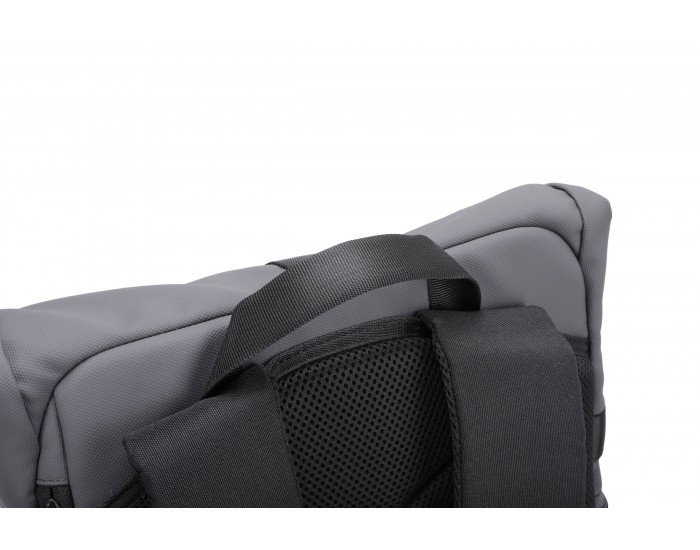 Раница за лаптоп Kingsons Nomad X, 15.6'', водоустойчив полиестер/PVC покритие, 20 L, тъмносива