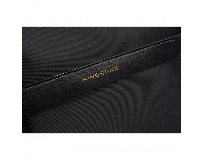 Чанта за лаптоп Kingsons Aura, дамска, 15.6'', черна