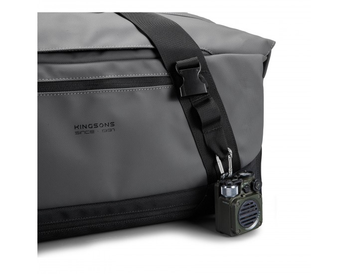 Сак за фитнес и пътуване Kingsons Flexcarry, 3 в 1, сив