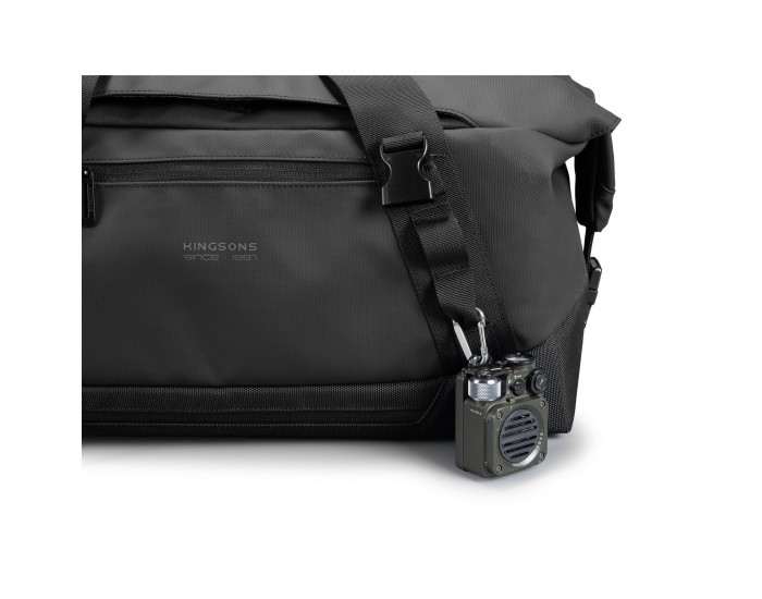 Сак за фитнес и пътуване Kingsons Flexcarry, 3 в 1, черен