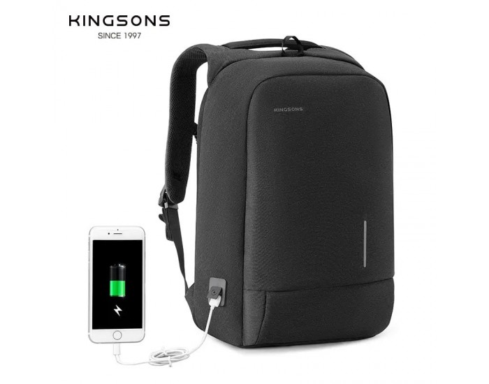 Раница Kingsons Metroshield, 17'', сива