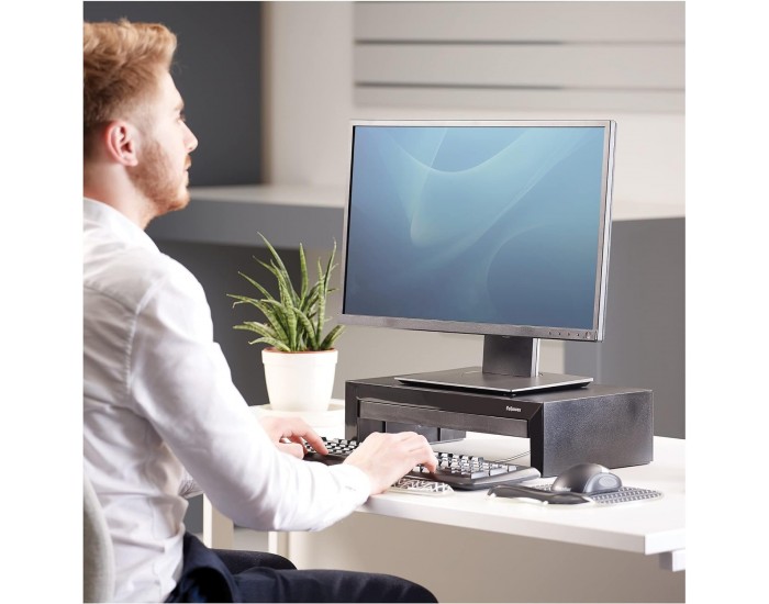Поставка за монитор Fellowes Designer, максимално тегло 18 kg, 21''
