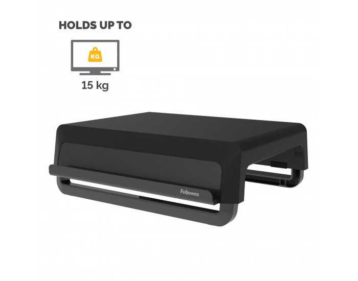 Поставка за монитор Fellowes Breyta, максимално тегло 15 kg, черна