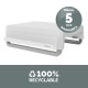 Поставка за монитор Fellowes Breyta, максимално тегло 15 kg, бяла