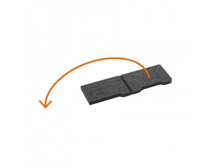 Поставка за монитор Durable Effect, максимално тегло 10 kg, тъмносива