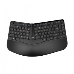 Клавиатура Genius Ergo KB-700, с кабел 1.5 m, USB, 12 бързи бутона, черна - Genius
