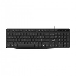 Клавиатура Genius KB-117S, с кабел 1.5 m, USB, черна - Genius