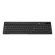 Клавиатура Genius Slimstar 7230, безжична, AI Copilot, USB, 12 бързи бутона, черна