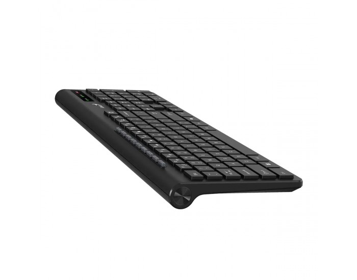 Клавиатура Genius Slimstar 7230, безжична, AI Copilot, USB, 12 бързи бутона, черна