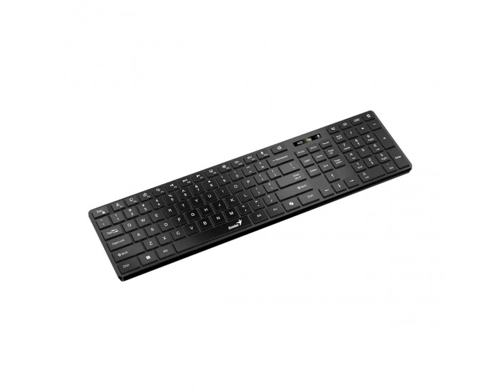Genius Клавиатура Slimstar 7250BT BLK, AI, безжична, черна
